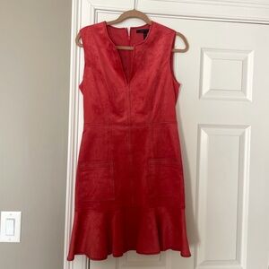 BCBGMaxAzria Vibrant Burnt Orange Mini Dress